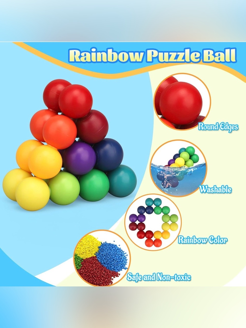 DIY Magic Linkable Balls Building Set - Multicolor - Picture 3 of 4